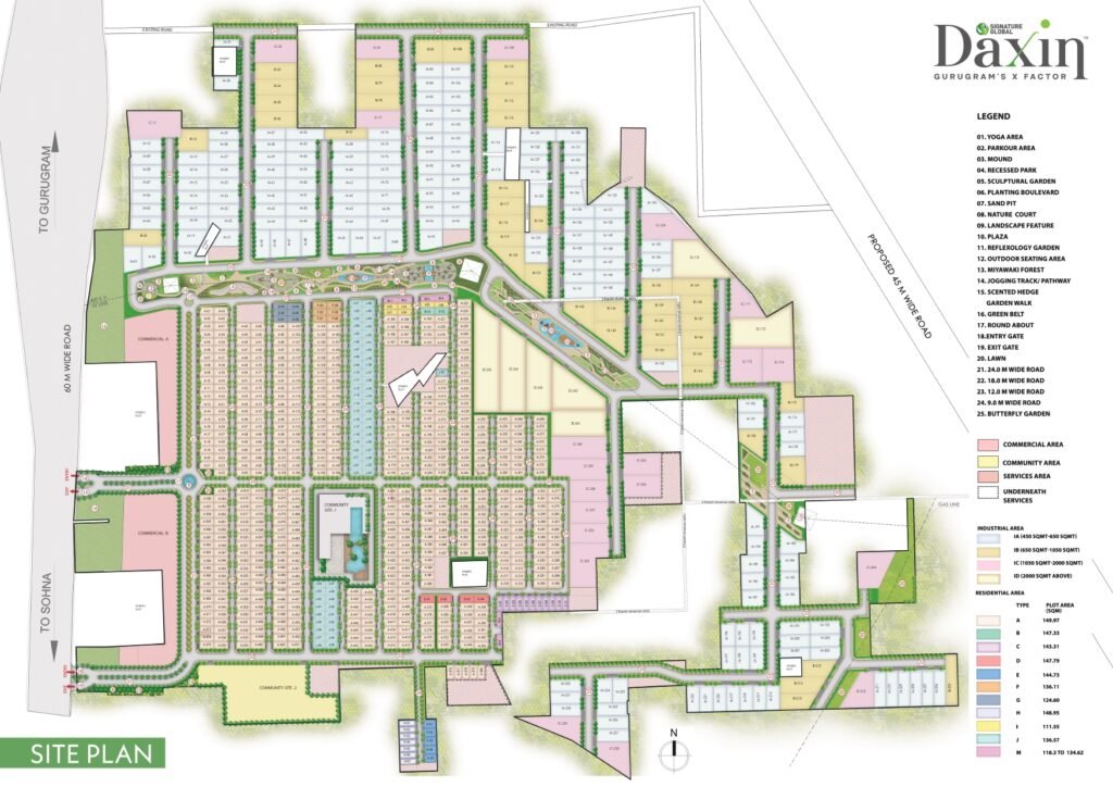 daxin site plan